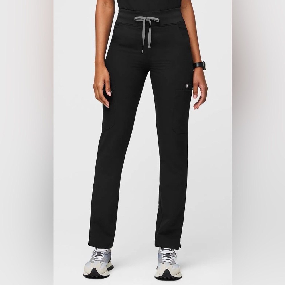 Figs Women’s Original Yola Skinny Scrub Pants Large - Black